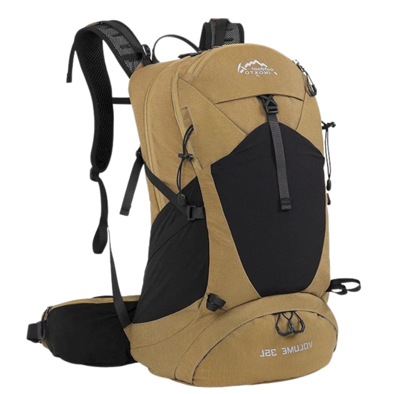 35L Waterproof Travel Backpack khaki